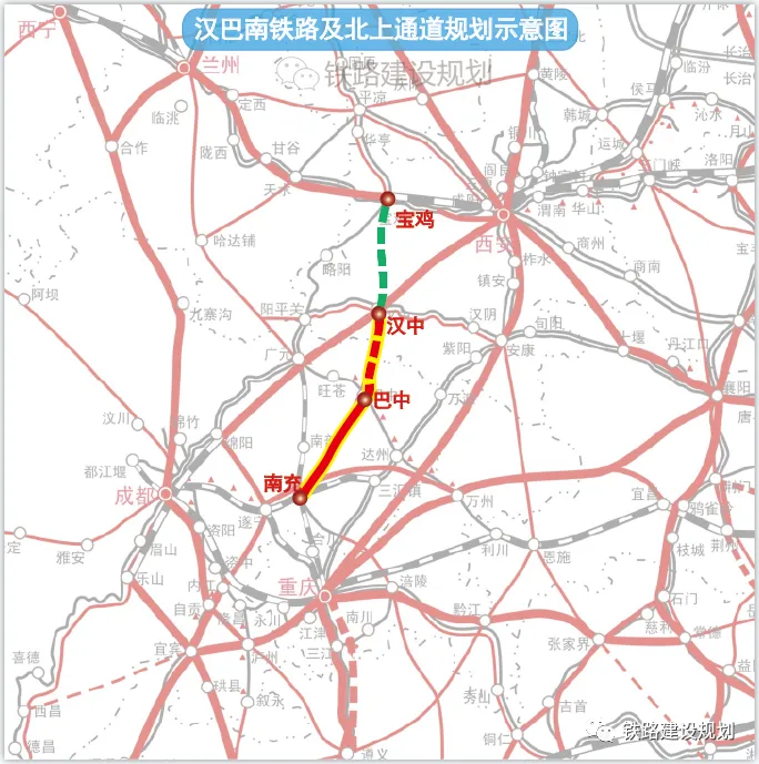 未來(lái)10年，漢中有望開(kāi)建的3條鐵路項(xiàng)目！