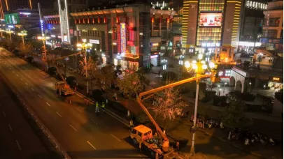 漢中城市“點(diǎn)睛”，全靠這群“掌燈人” →