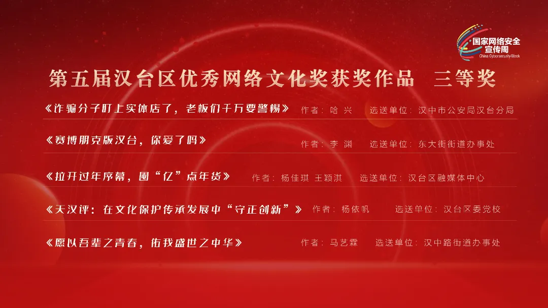 2024年漢臺區(qū)第十一屆國家網(wǎng)絡安全宣傳周活動開幕