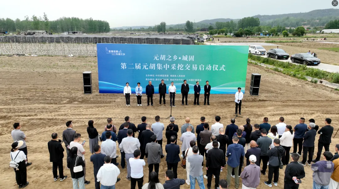 城固縣舉行“元胡之鄉·城固——第二屆元胡集中采挖交易暨現代農業產業鏈招商專題推介活動”